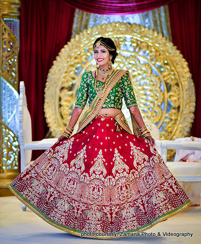 Indian Bride in Marvelous Wedding Outfit Capture